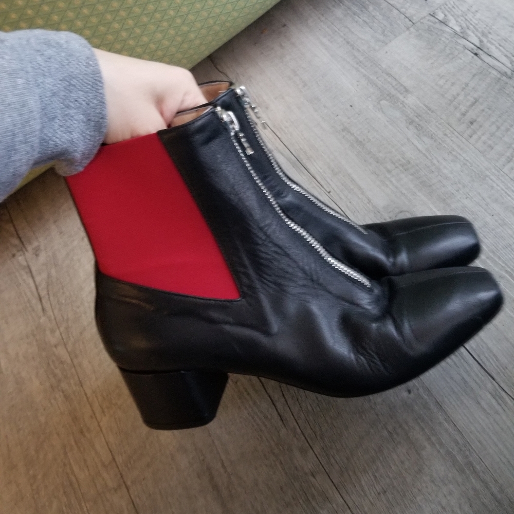 Msgm heeled boot